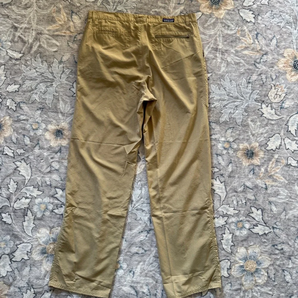 Patagonia Gi III Pants Mens 35 Tan Khaki Hiking Outdoor Travel Performance - Picture 5 of 11